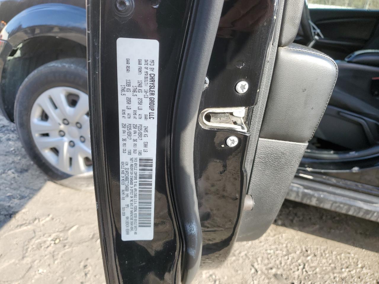 2014 Dodge Journey VIN 3C4PDCAB6ET154680 Copart auction photo, rear end damage thumbnail 13