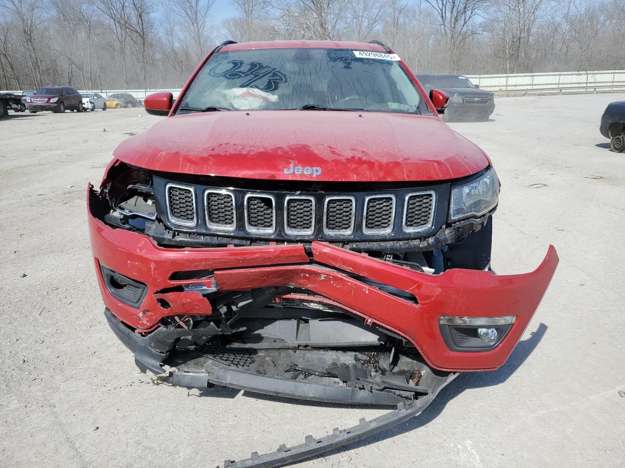 2020 Jeep Compass VIN 3C4NJDBB6LT150324 Copart auction photo, front end damage thumbnail 5