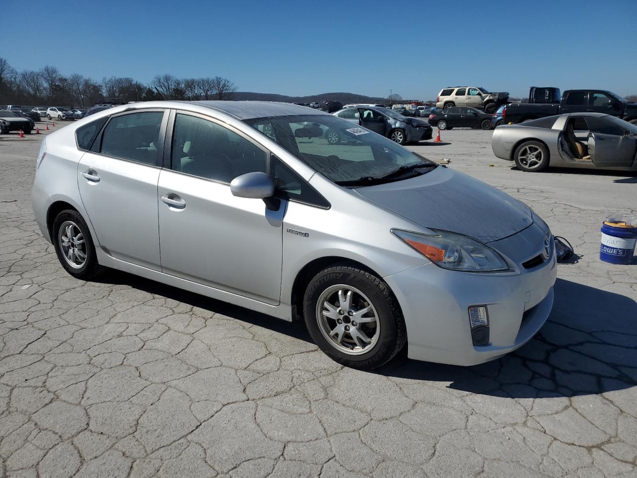 2010 Toyota Prius VIN JTDKN3DU3A0240671 Copart auction photo, all over damage thumbnail 4