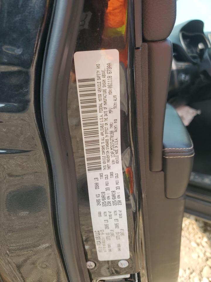 2015 Jeep Grand Cherokee VIN 1C4PJMDS1FW770180 Copart auction photo, front end damage thumbnail 15