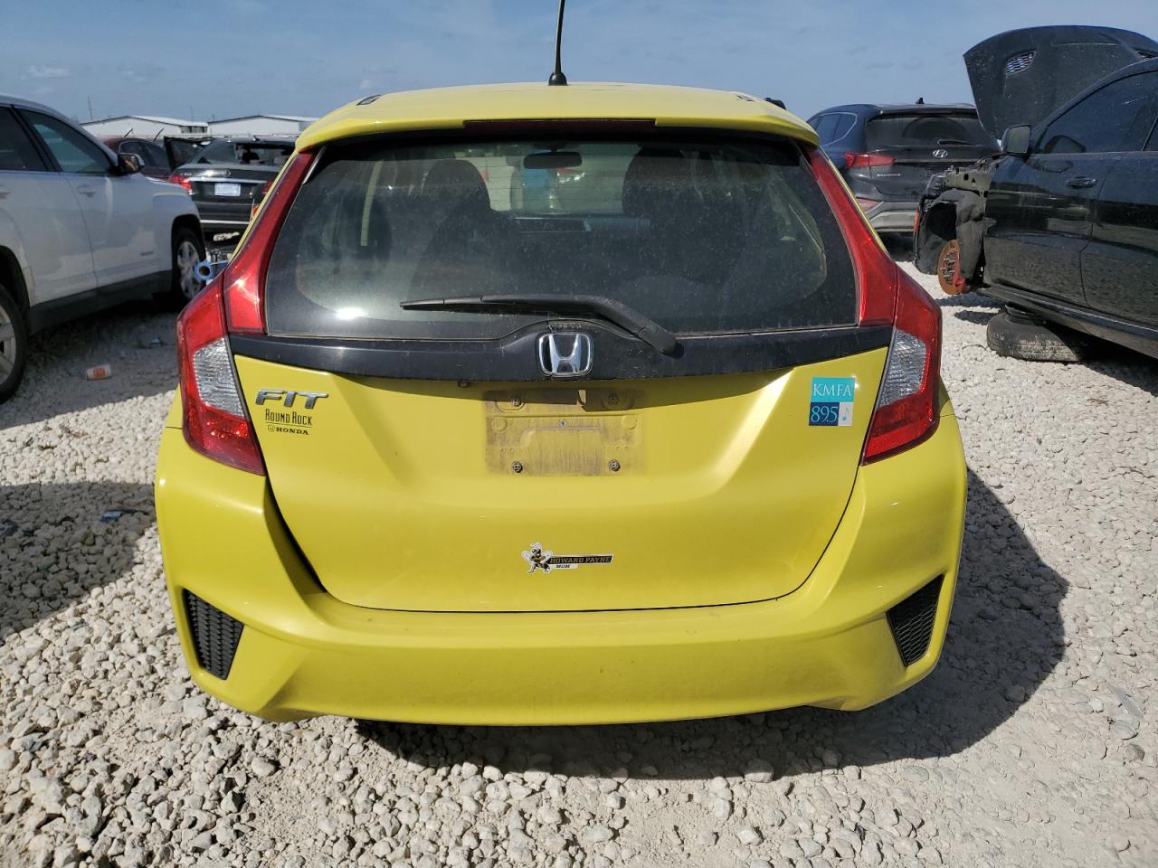 2016 Honda Fit VIN JHMGK5H58GX005744 Copart auction photo, side damage thumbnail 6
