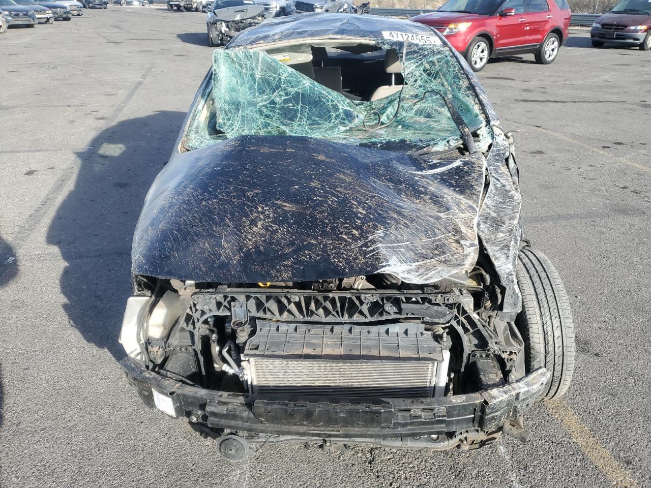 2015 KIA Rio VIN KNADN5A39F6445574 Copart auction photo, rollover damage thumbnail 5