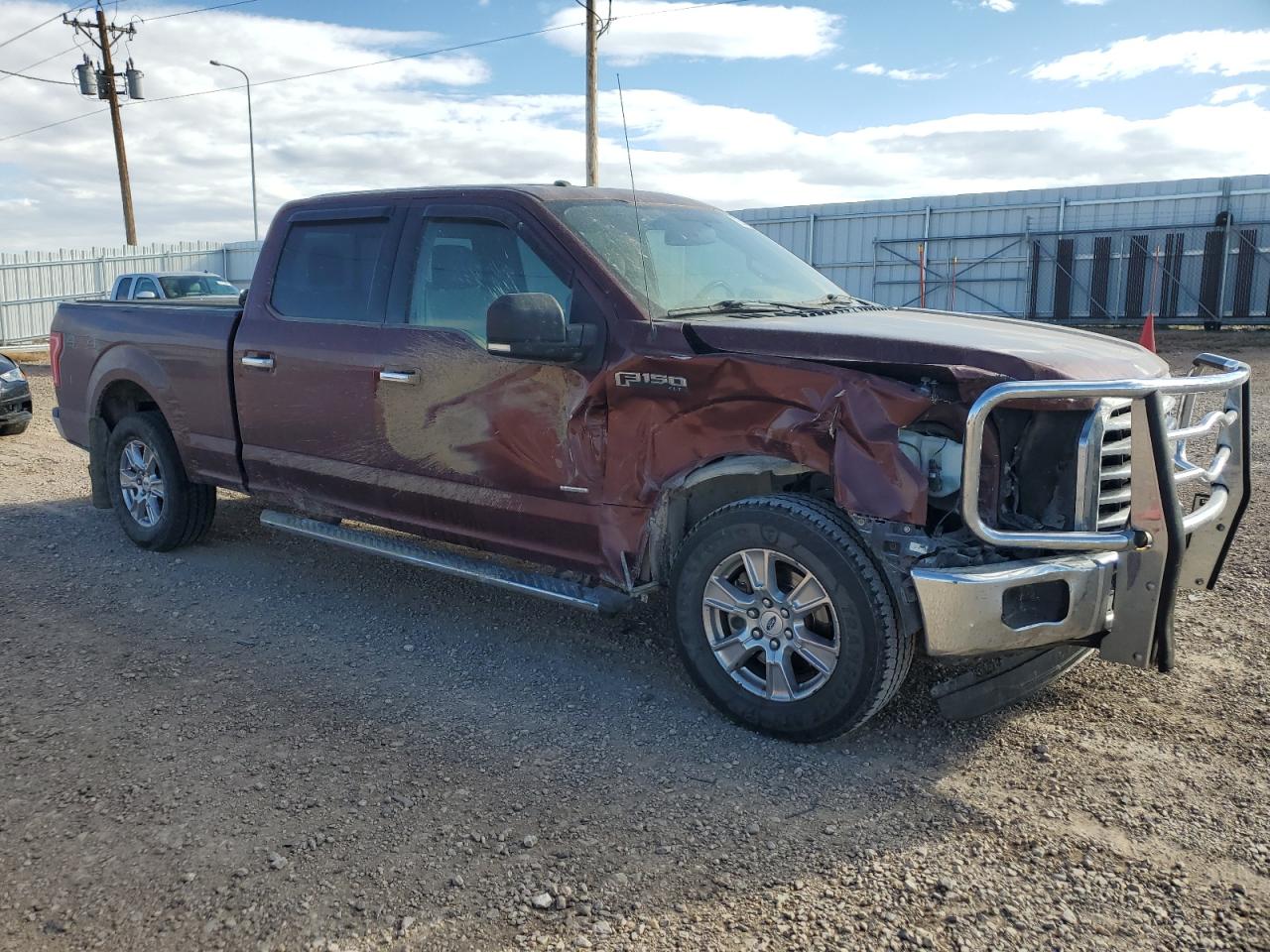2016 Ford F-150 VIN 1FTFW1EG5GKF84026 Copart auction photo, front end / side damage thumbnail 4