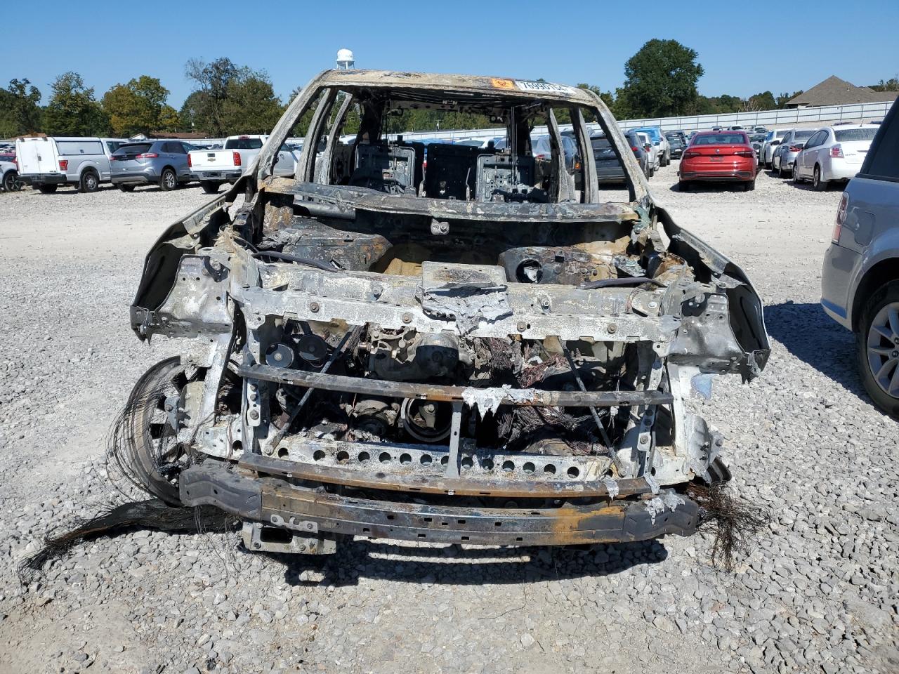 2021 Chevrolet Suburban VIN 1GNSCFKD6MR274492 Copart auction photo, burn damage thumbnail 5