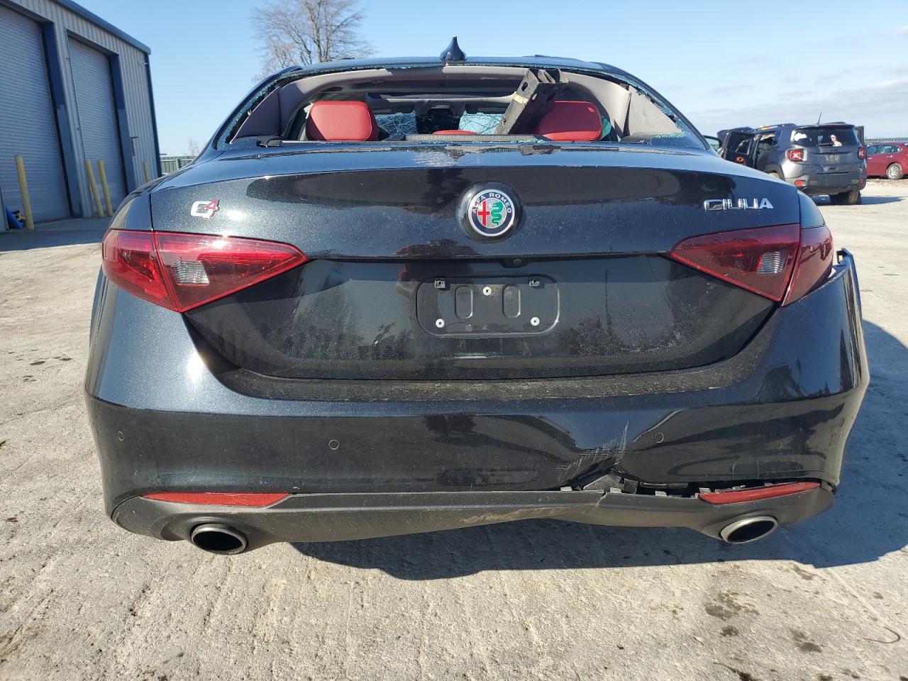 2020 Alfa Romeo Giulia VIN ZARFANBN6L7626134 Copart auction photo, all over damage thumbnail 6