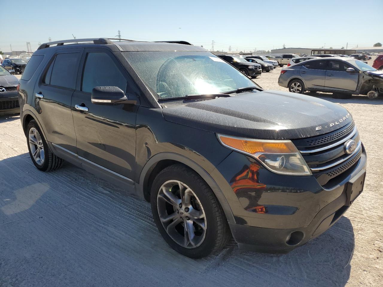 2014 Ford Explorer VIN 1FM5K7F83EGB09455 Copart auction photo, front end damage thumbnail 4