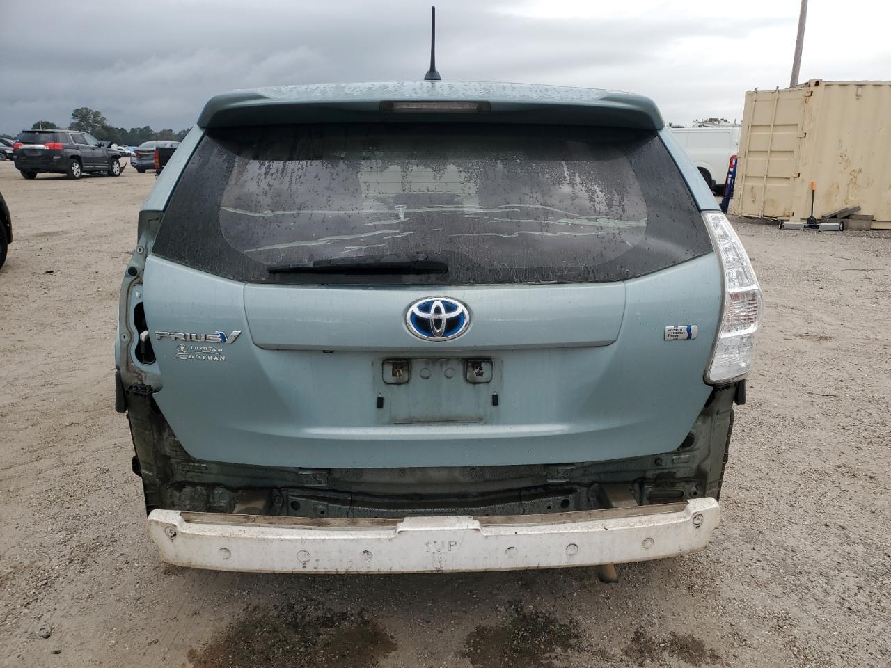 2013 Toyota Prius VIN JTDZN3EU9D3287395 Copart auction photo, all over damage thumbnail 6