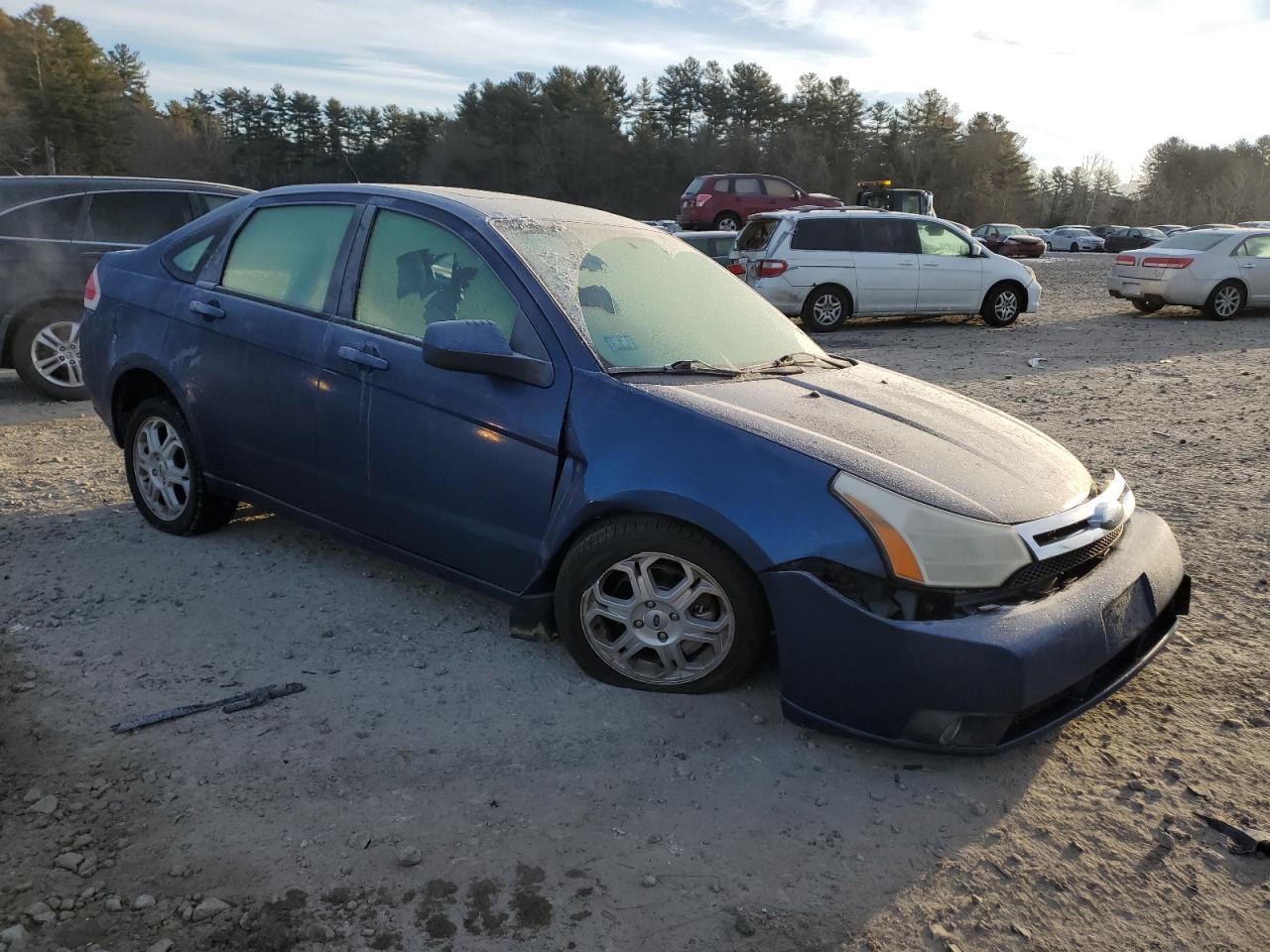 2009 Ford Focus VIN 1FAHP36N79W145586 Copart auction photo, front end damage thumbnail 4