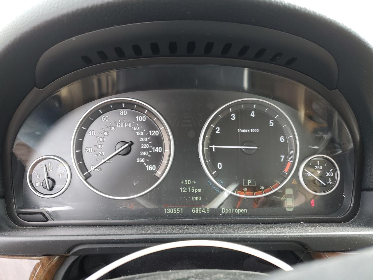 2013 BMW 5er VIN WBAXH5C58DD115498 Copart auction photo, front end / minor dent/scratches damage thumbnail 9