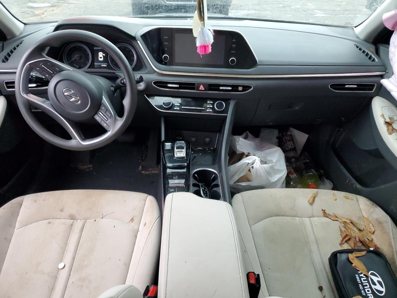 2021 Hyundai Sonata VIN KMHL64JA3MA158323 Copart auction photo, side damage thumbnail 8