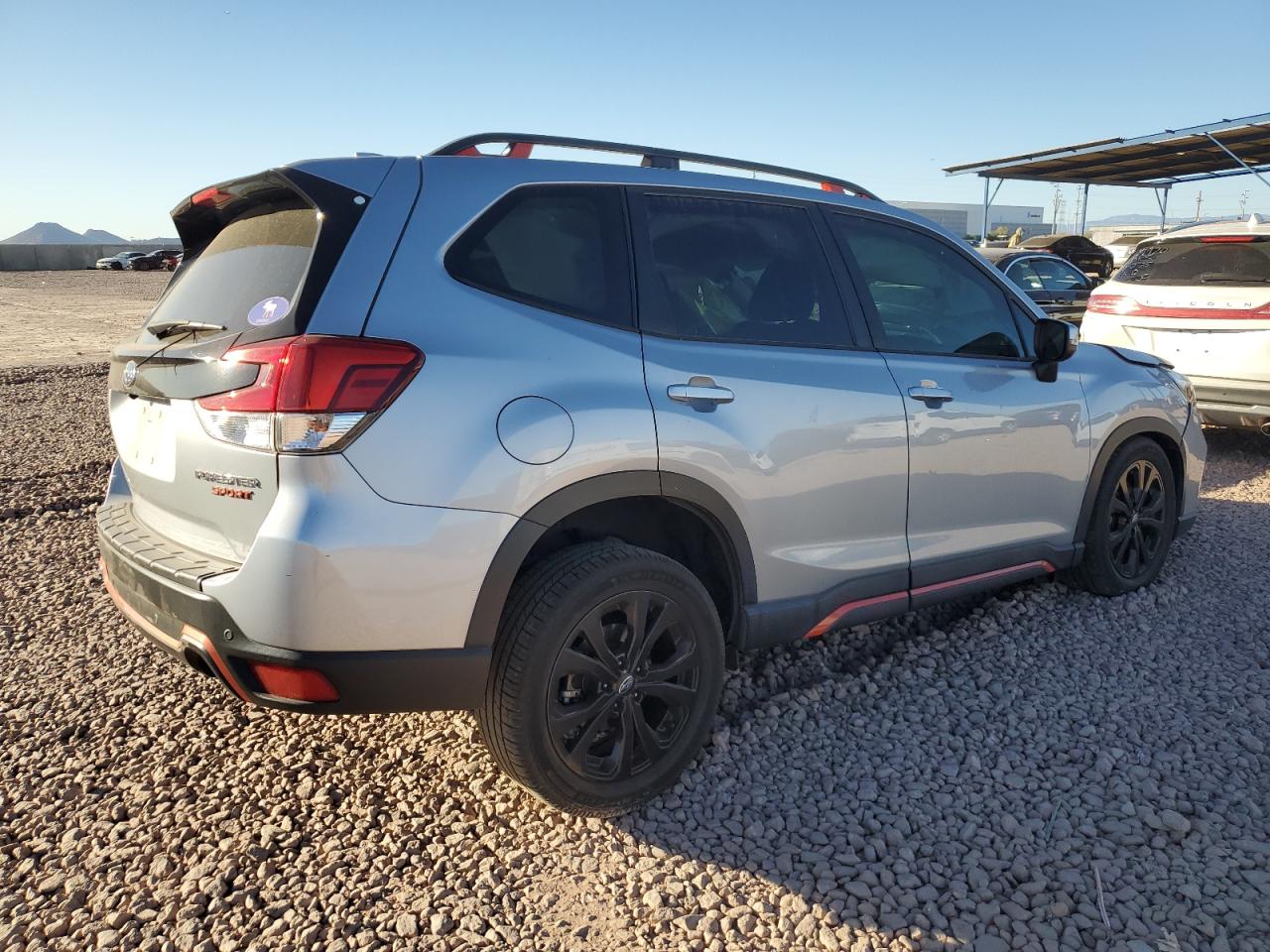 2020 Subaru Forester VIN JF2SKAMC0LH445679 Copart auction photo, all over damage thumbnail 3