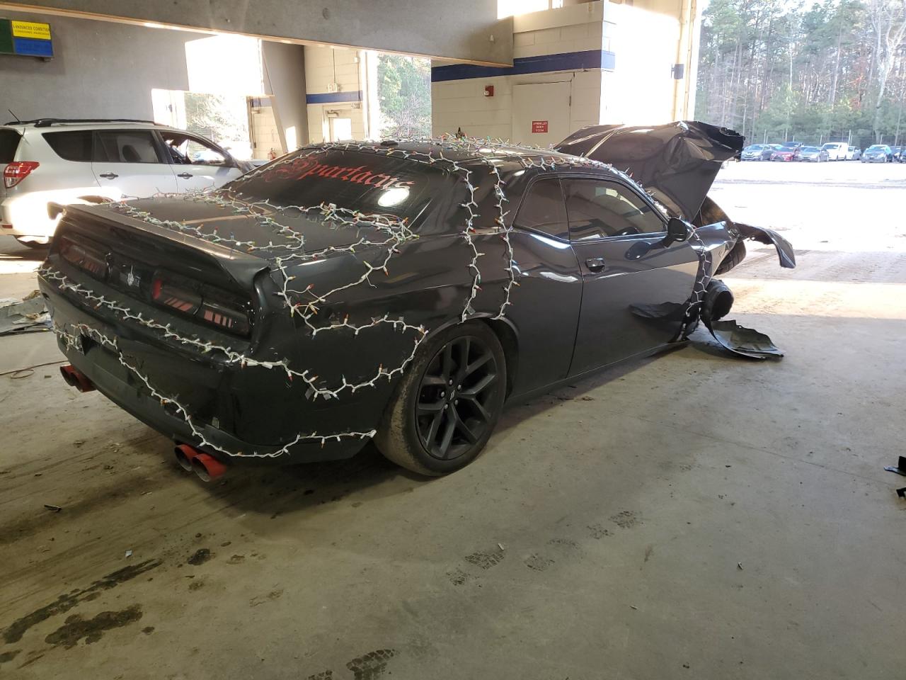 2019 Dodge Challenger VIN 2C3CDZBT1KH511829 Copart auction photo, all over damage thumbnail 3