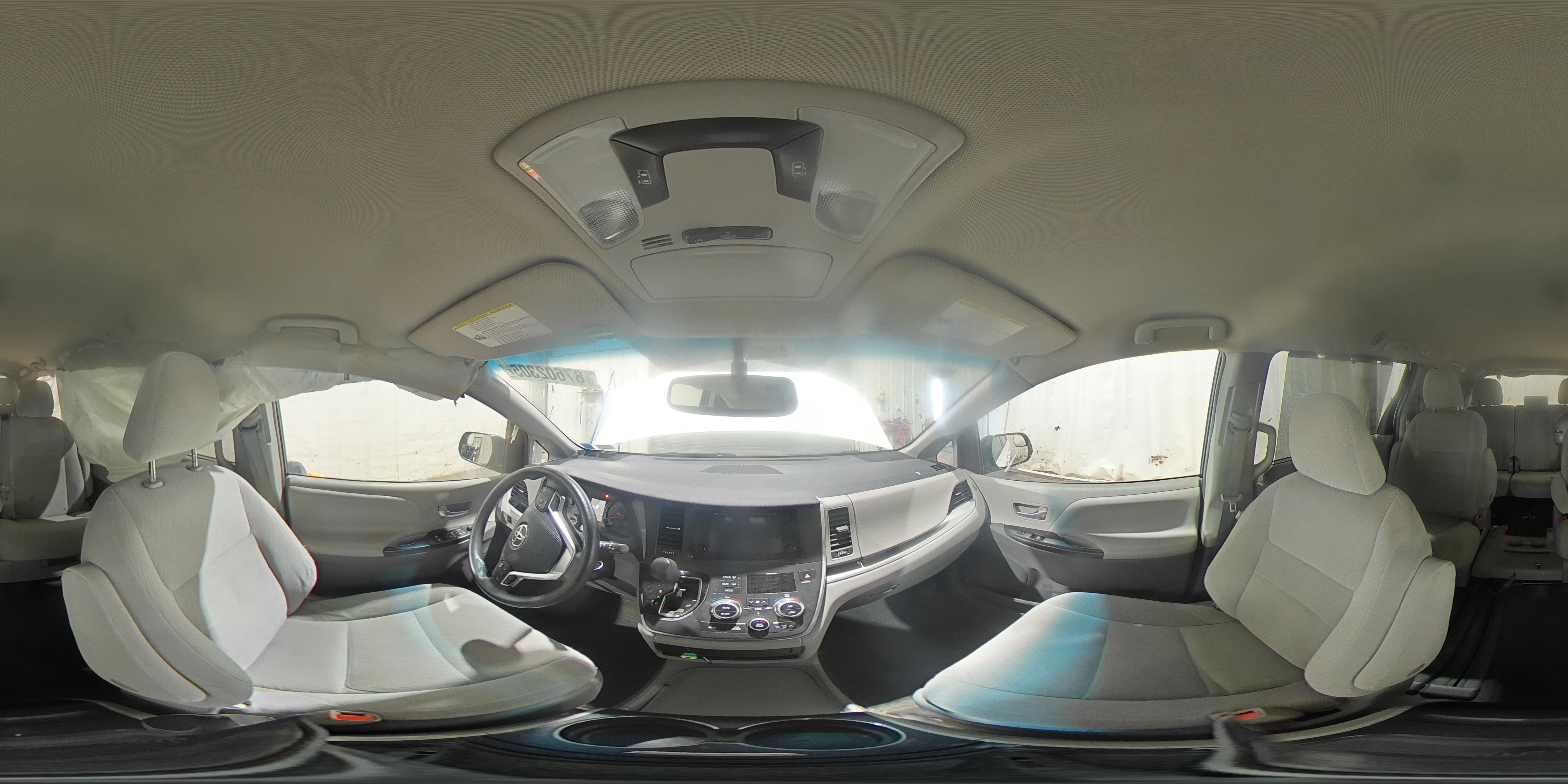 2015 Toyota Sienna VIN 5TDKK3DC6FS643516 Copart auction photo, side damage thumbnail 13