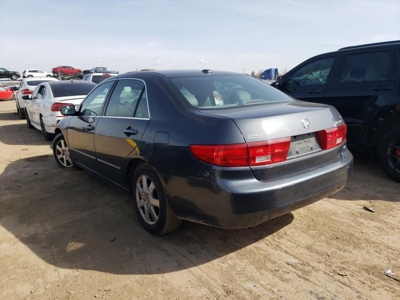 2005 Honda Accord VIN 1HGCM66845A076695 Copart auction photo, front end damage thumbnail 2