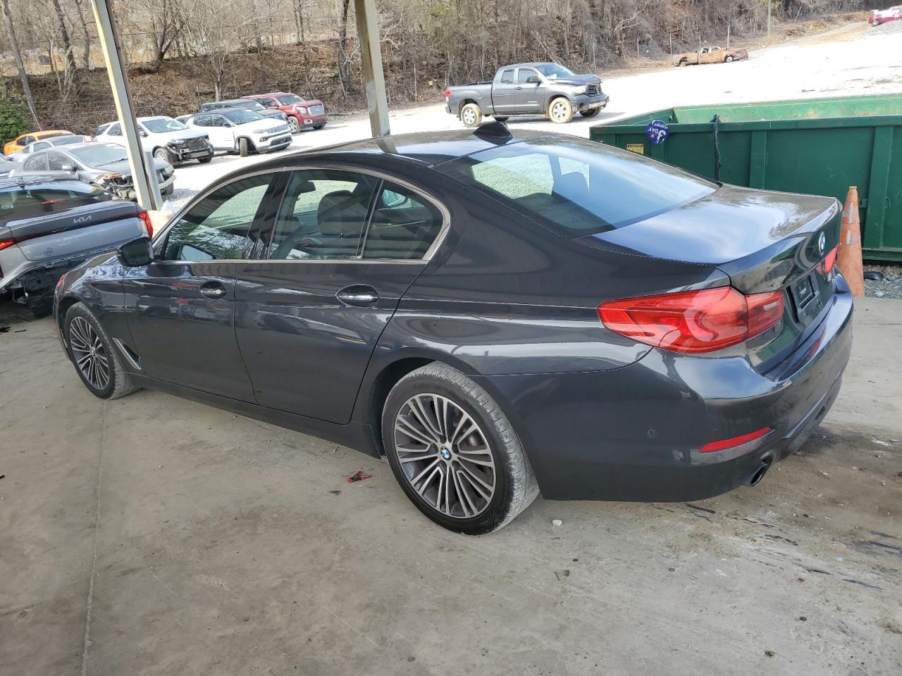 2017 BMW 5er VIN WBAJA5C35HG894047 Copart auction photo, normal wear damage thumbnail 2