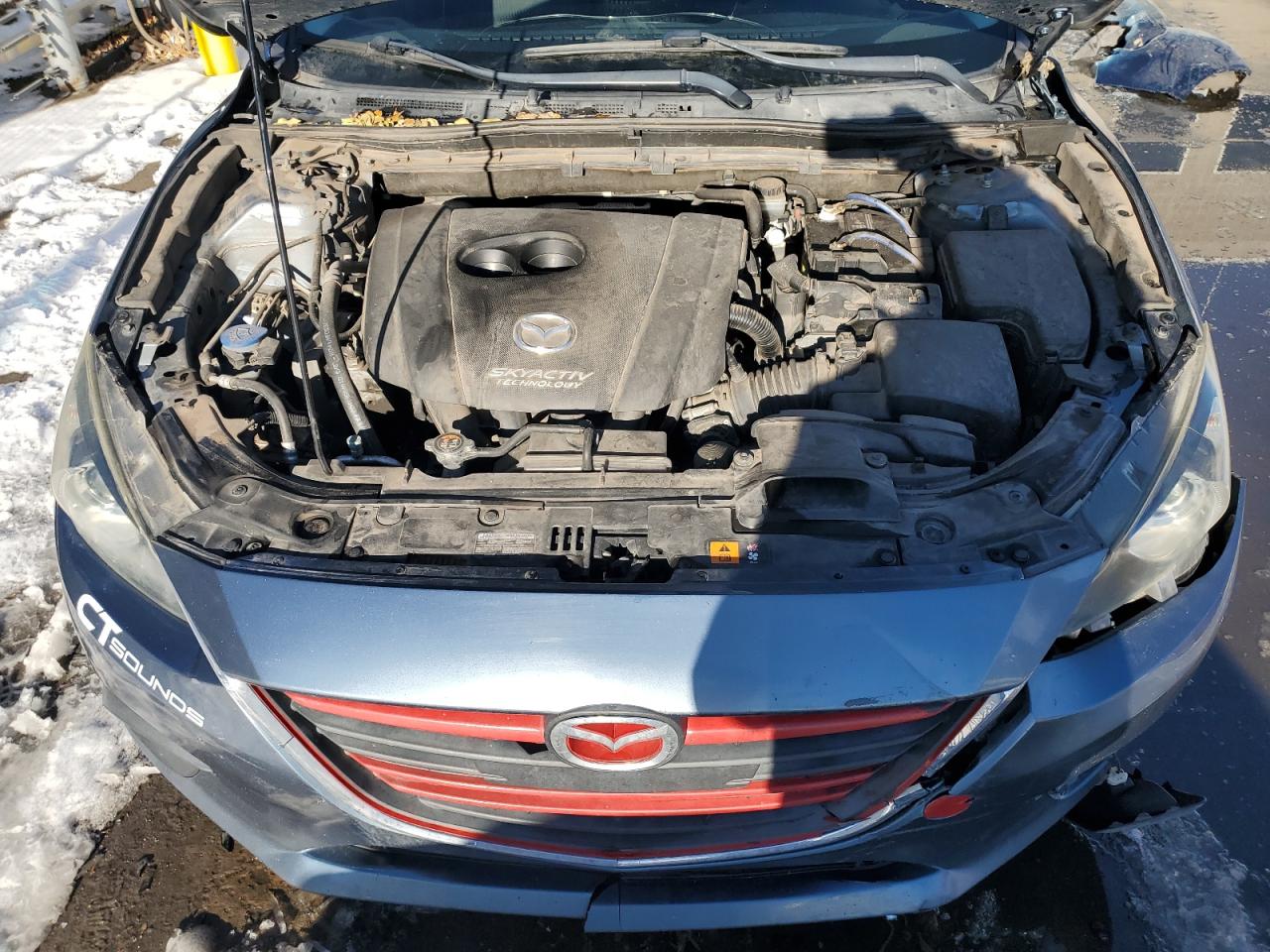 2014 Mazda 3 VIN JM1BM1V75E1149112 Copart auction photo, rear end / front end damage thumbnail 11