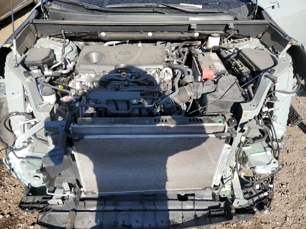 2022 Toyota RAV 4 VIN 2T3C1RFV6NW198748 Copart auction photo, frame damage damage thumbnail 12