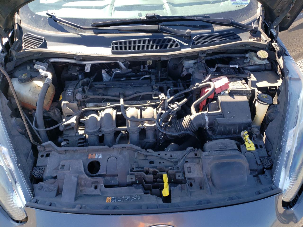 2015 Ford Fiesta VIN 3FADP4EJ9FM130148 Copart auction photo, all over damage thumbnail 12