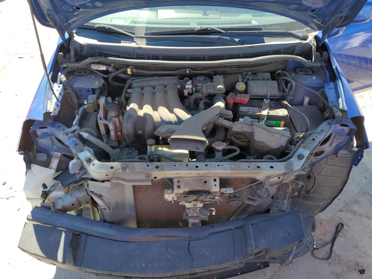 2012 Nissan Versa VIN 3N1BC1CP8CK297792 Copart auction photo, front end damage thumbnail 11