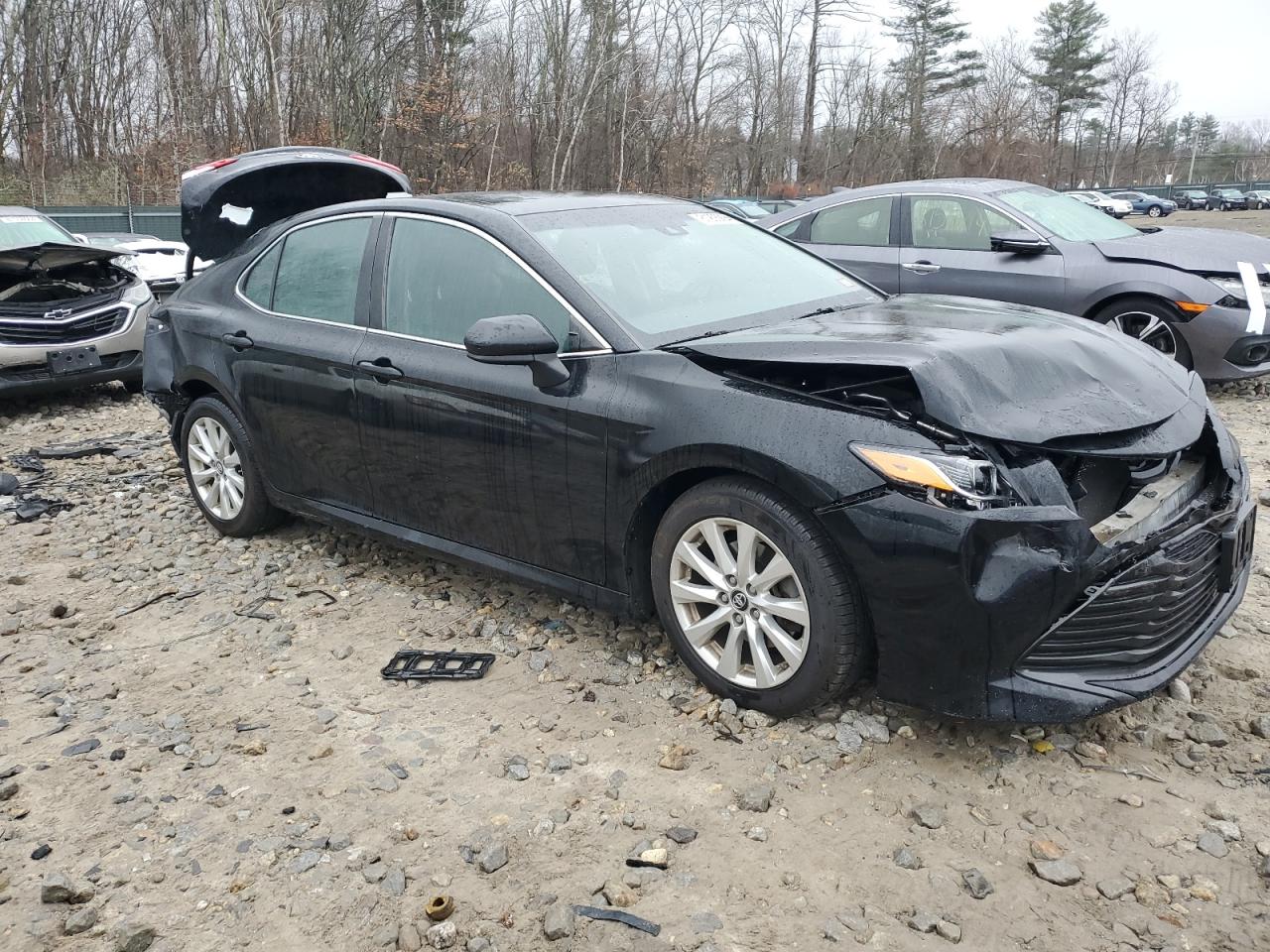 2018 Toyota Camry VIN 4T1B11HK9JU103229 Copart auction photo, front end / rear end damage thumbnail 4