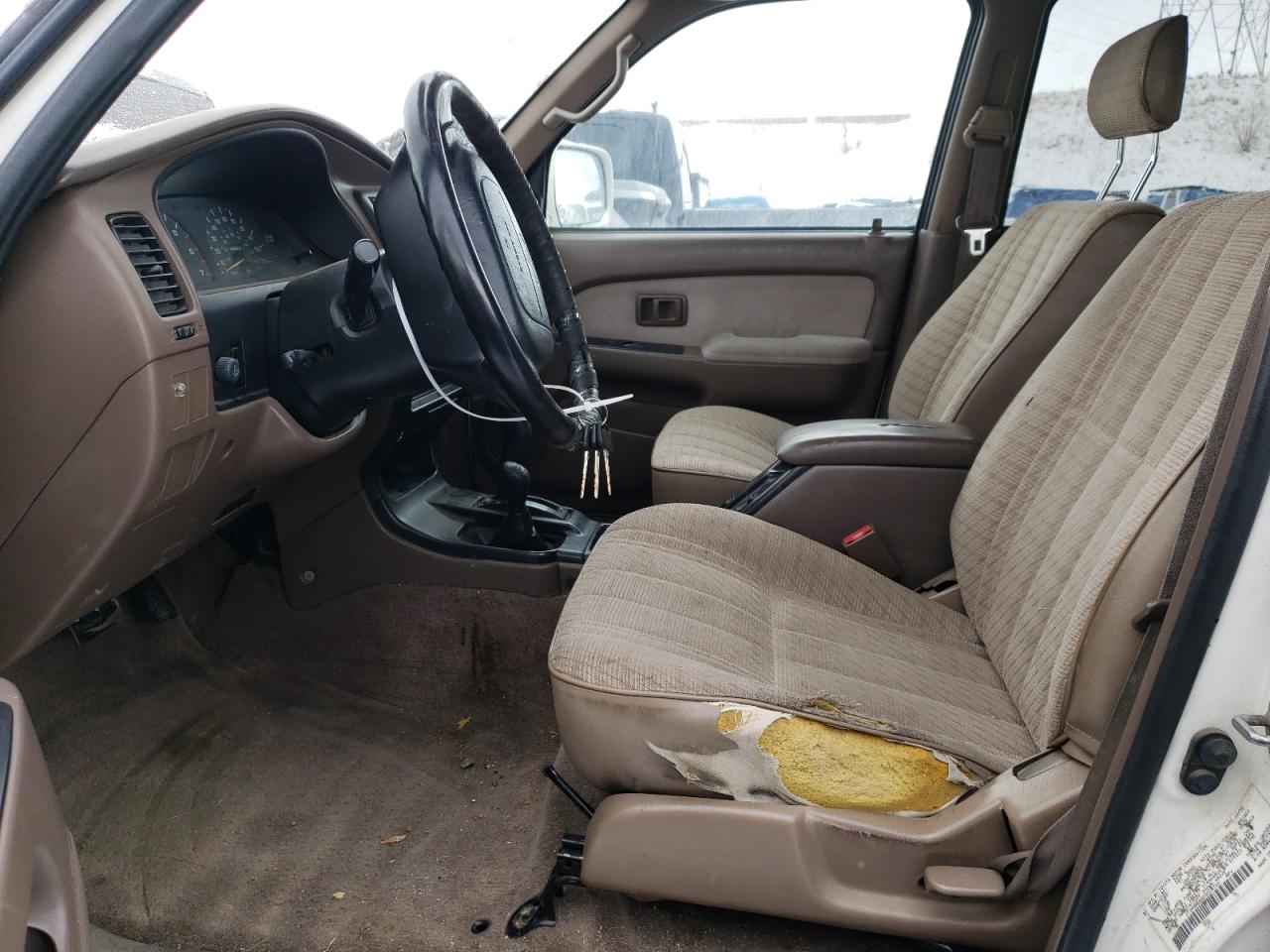 1996 Toyota 4Runner VIN JT3HN86RXT0003750 Copart auction photo, front end / hail damage thumbnail 7