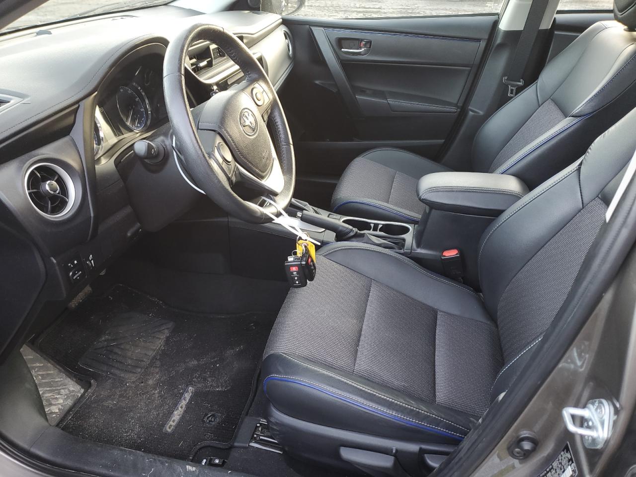 2017 Toyota Corolla VIN 2T1BURHE1HC947938 Copart auction photo, side / front end damage thumbnail 7