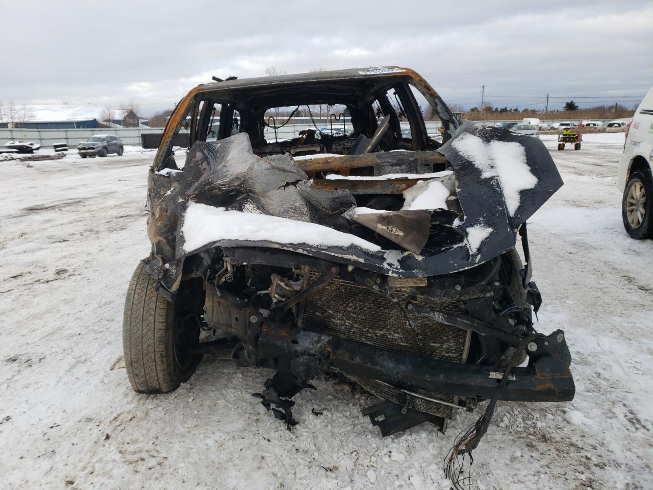 2017 Dodge Caravan VIN 2C4RDGCG0HR790690 Copart auction photo, burn damage thumbnail 5