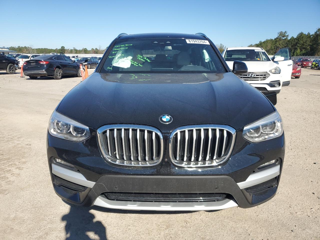 2021 BMW X3 VIN 5UXTS1C00M9E48301 Copart auction photo, side damage thumbnail 5