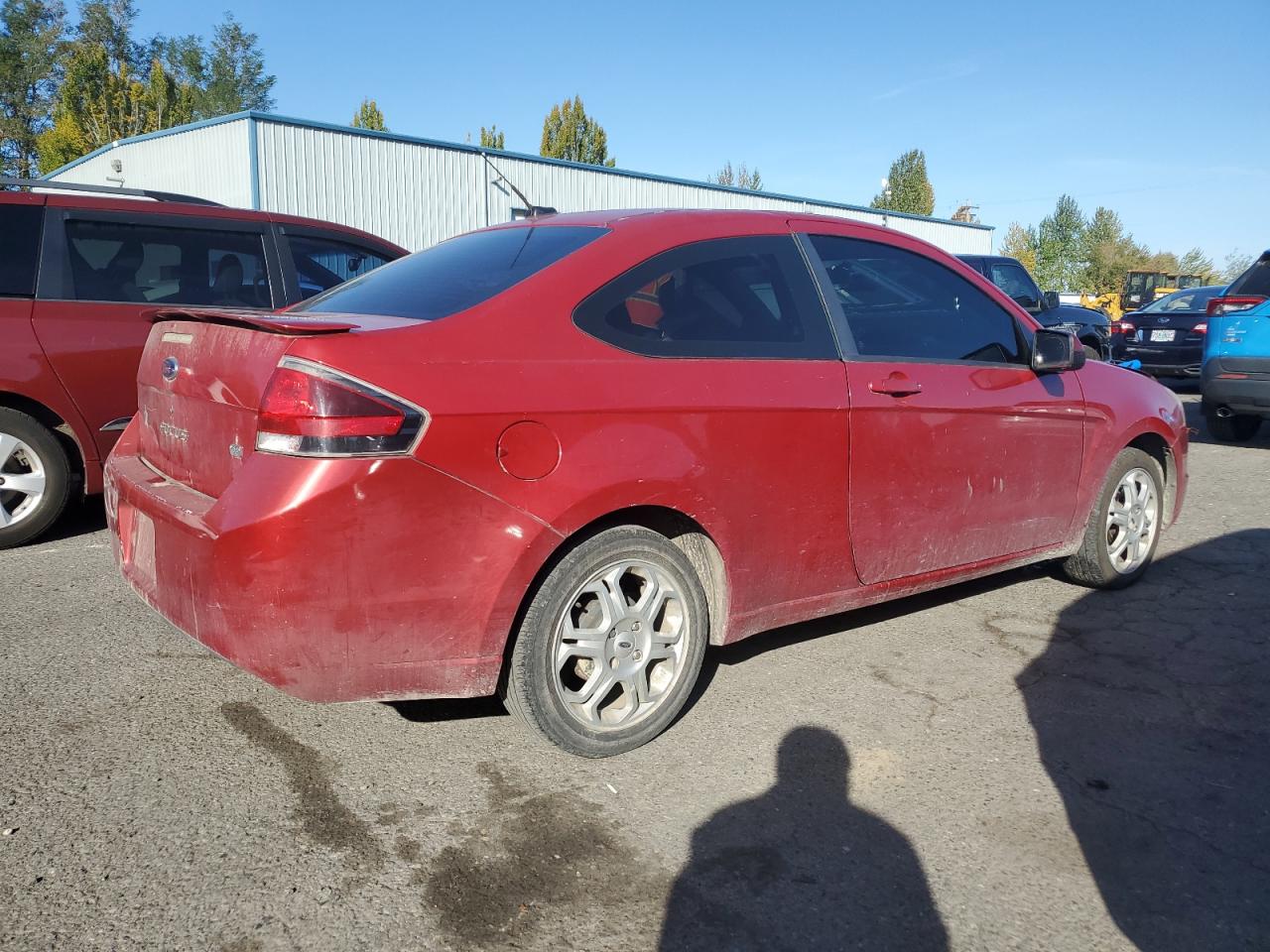 2009 Ford Focus VIN 1FAHP32N19W176922 Copart auction photo, front end / rear end damage thumbnail 3