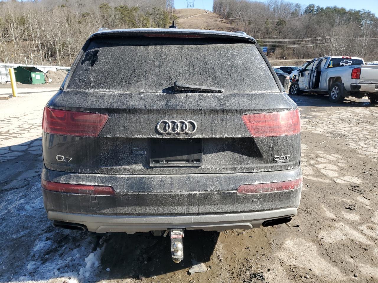 2017 Audi Q7 VIN WA1LAAF75HD019484 Copart auction photo, front end / side damage thumbnail 6