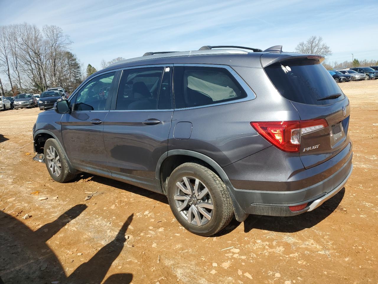2019 Honda Pilot VIN 5FNYF5H35KB045260 Copart auction photo, front end damage thumbnail 2
