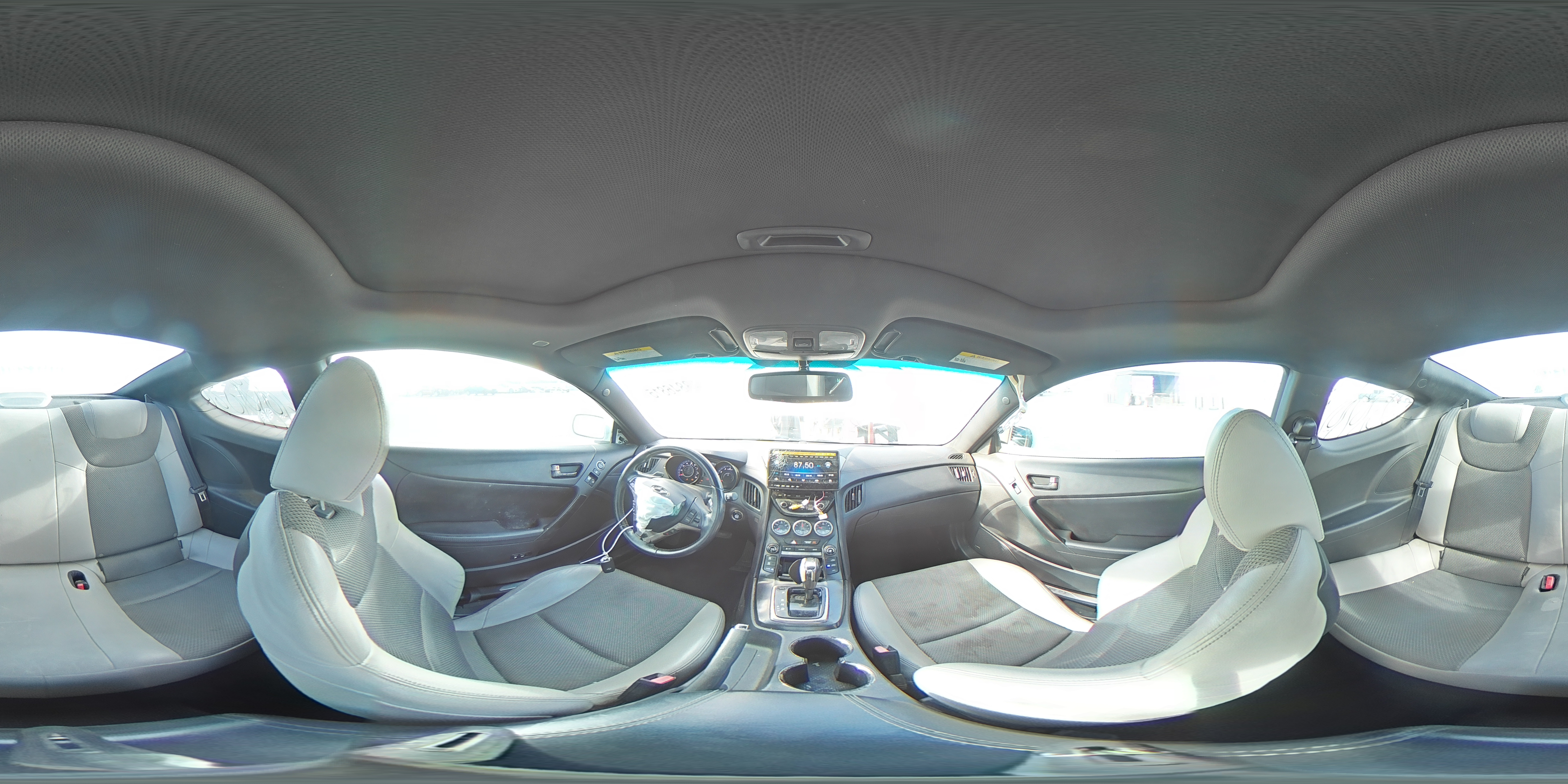 2013 Hyundai Genesis VIN KMHHT6KD7DU081778 Copart auction photo, undercarriage / front end damage thumbnail 13