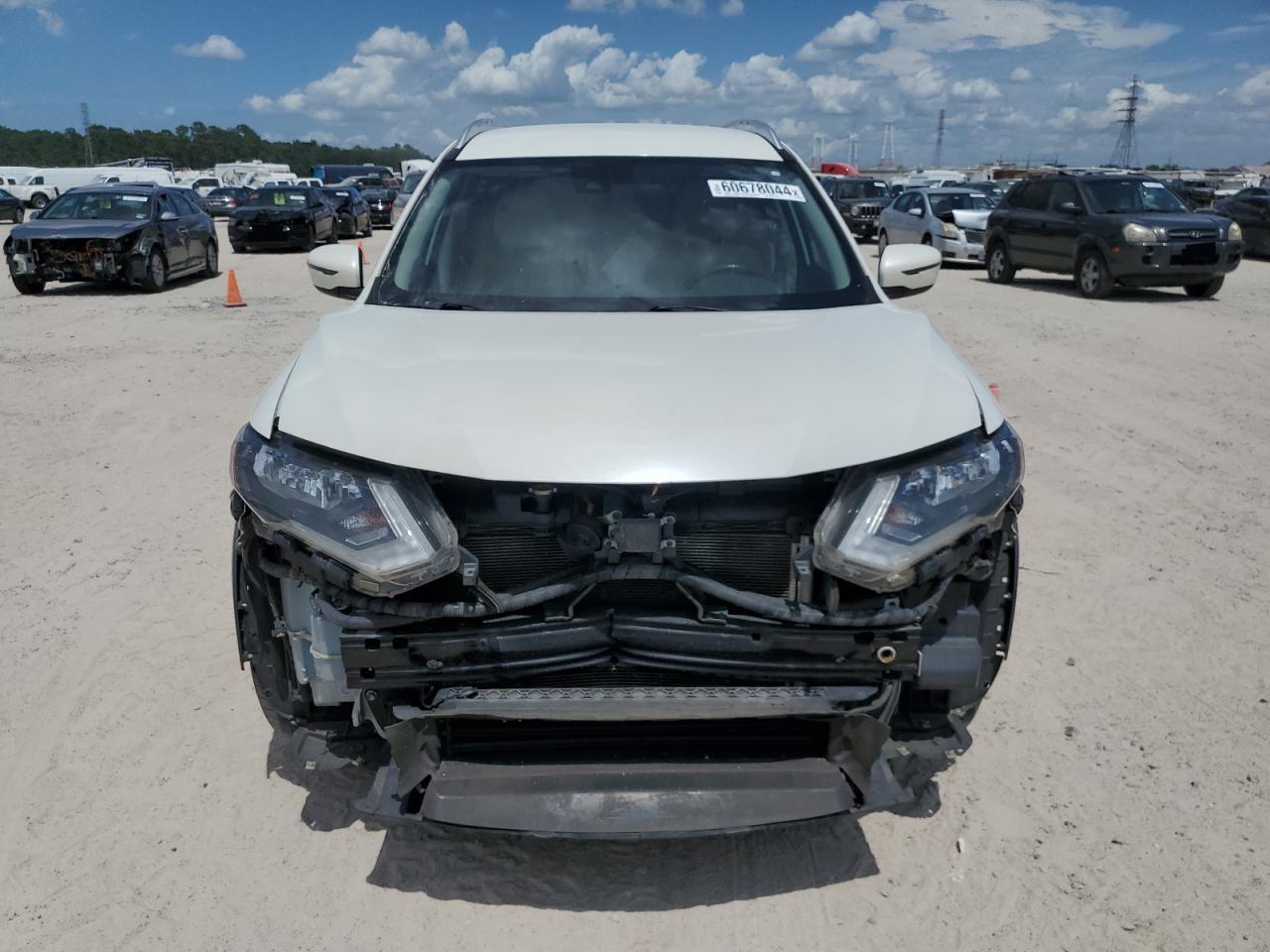 2019 Nissan Rogue VIN JN8AT2MT2KW257533 Copart auction photo, front end / rear end damage thumbnail 5