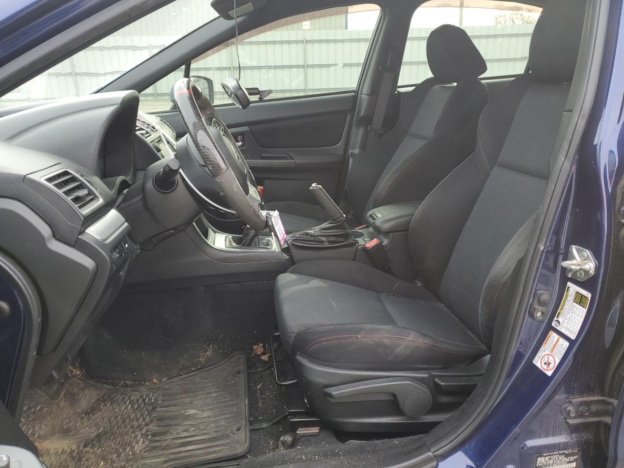 2016 Subaru WRX VIN JF1VA1B66G9826986 Copart auction photo, front end / rear end damage thumbnail 7