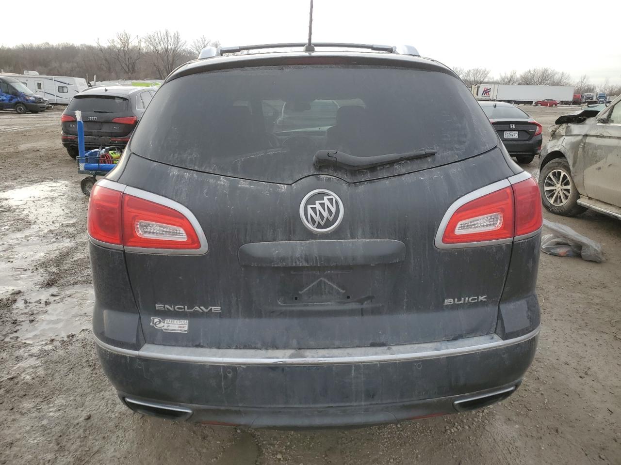 2013 Buick Enclave VIN 5GAKRCKDXDJ220277 Copart auction photo, front end damage thumbnail 6