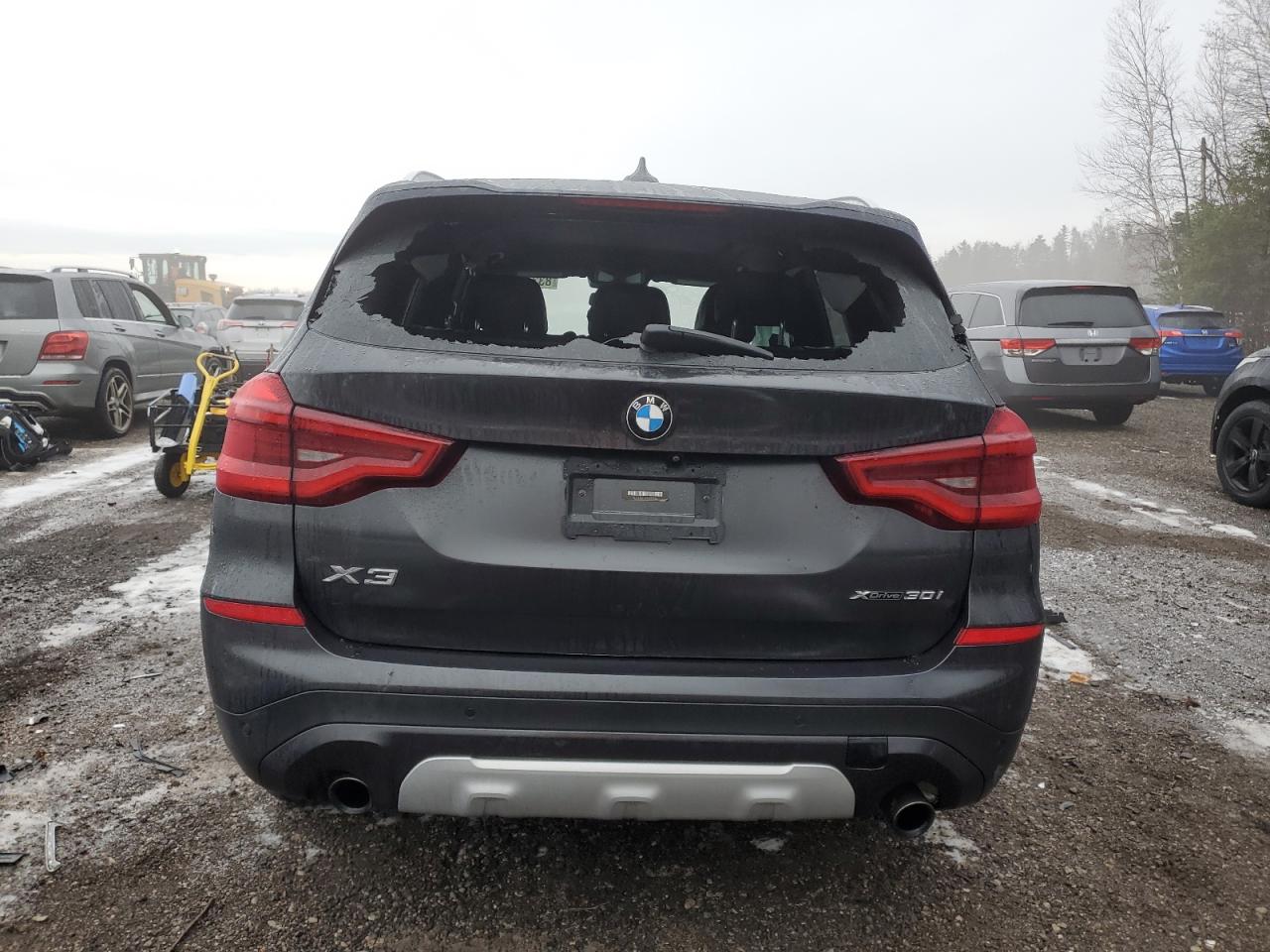 2019 BMW X3 VIN 5UXTR9C51KLP77365 Copart auction photo, front end / rear end damage thumbnail 6