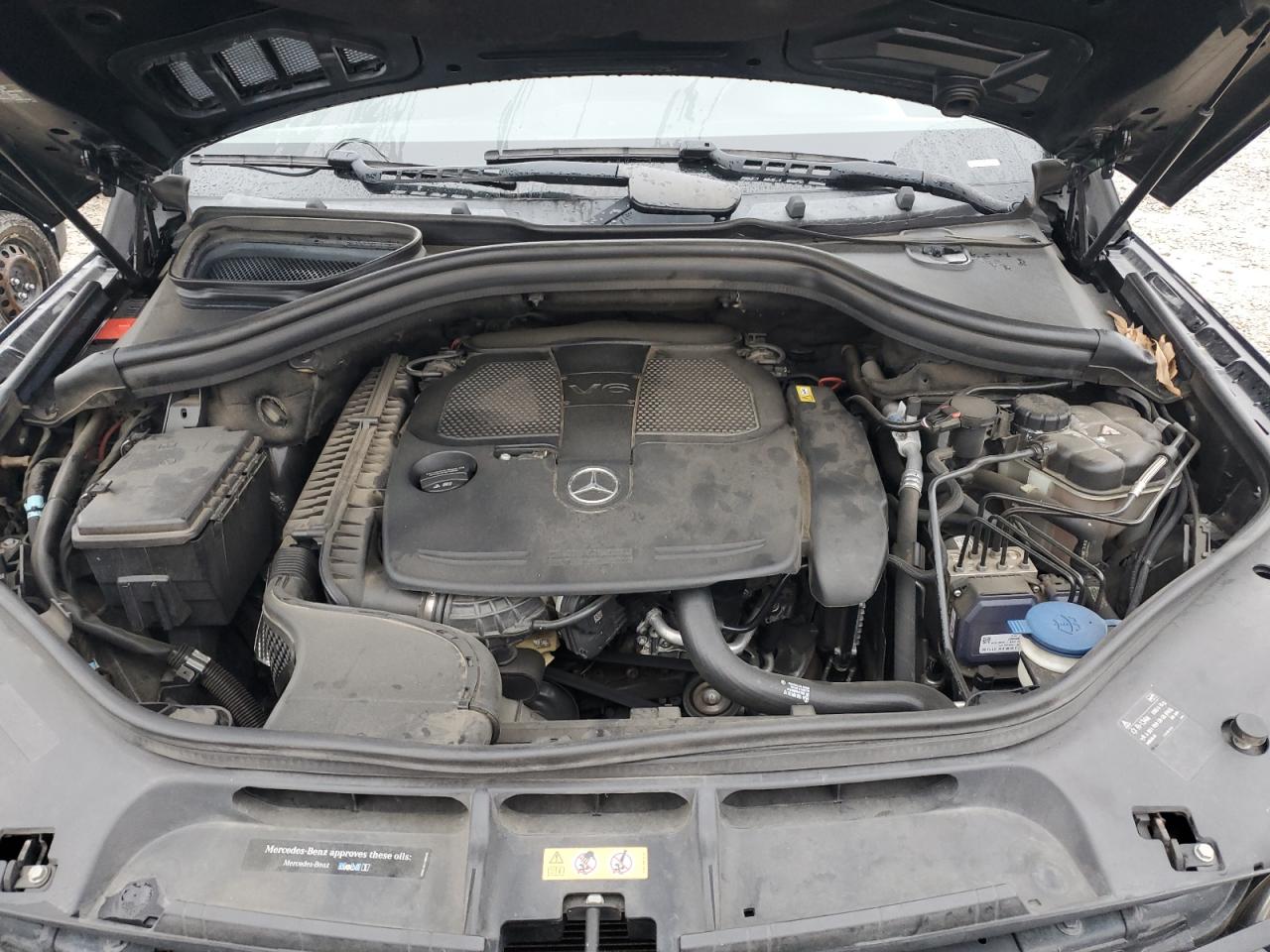 2015 Mercedes-Benz M-klasse VIN 4JGDA5JBXFA596373 Copart auction photo, front end damage thumbnail 12