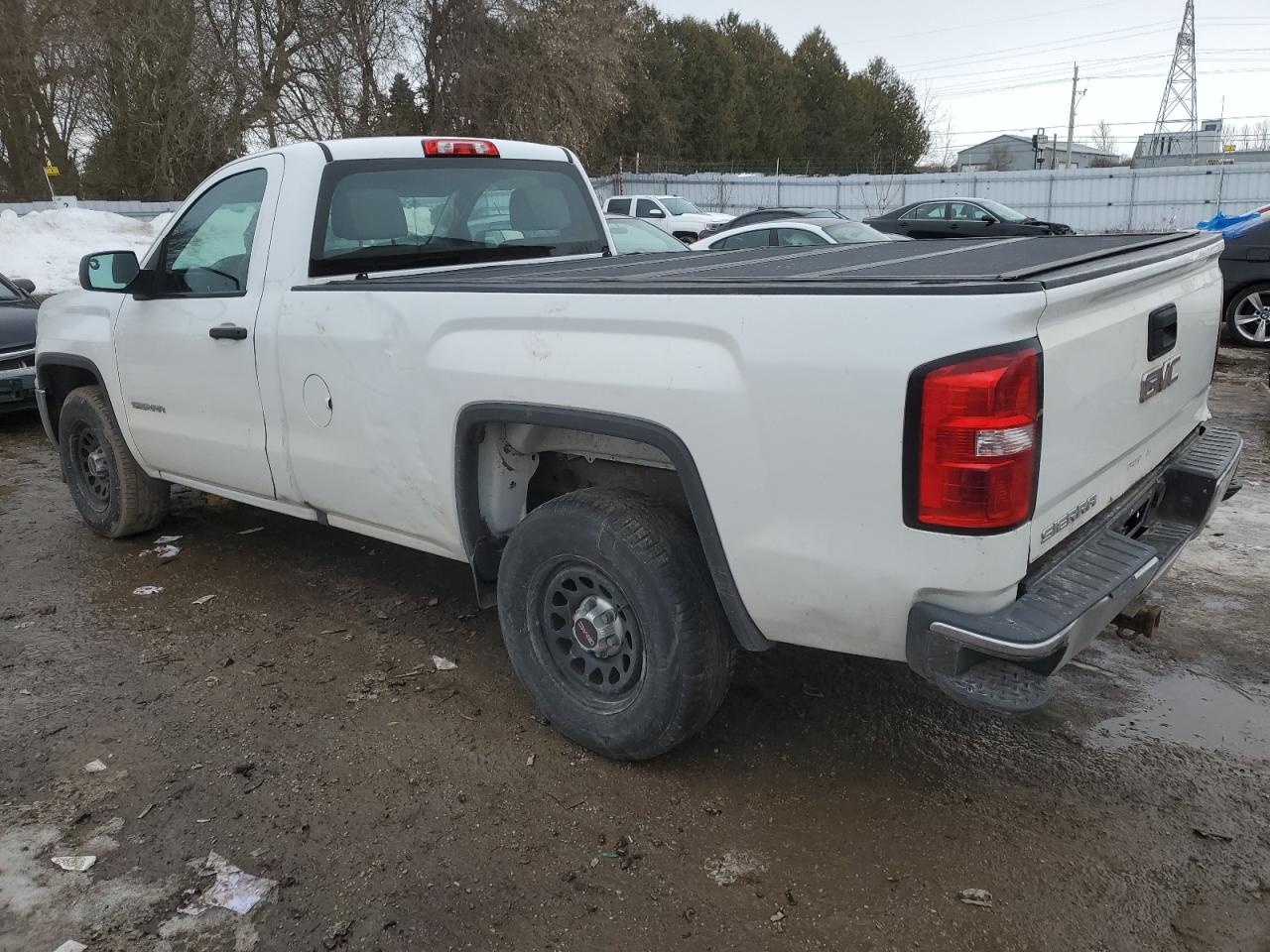 2018 GMC Sierra VIN 1GTN1LEC7JZ254373 Copart auction photo, side / rear end damage thumbnail 2