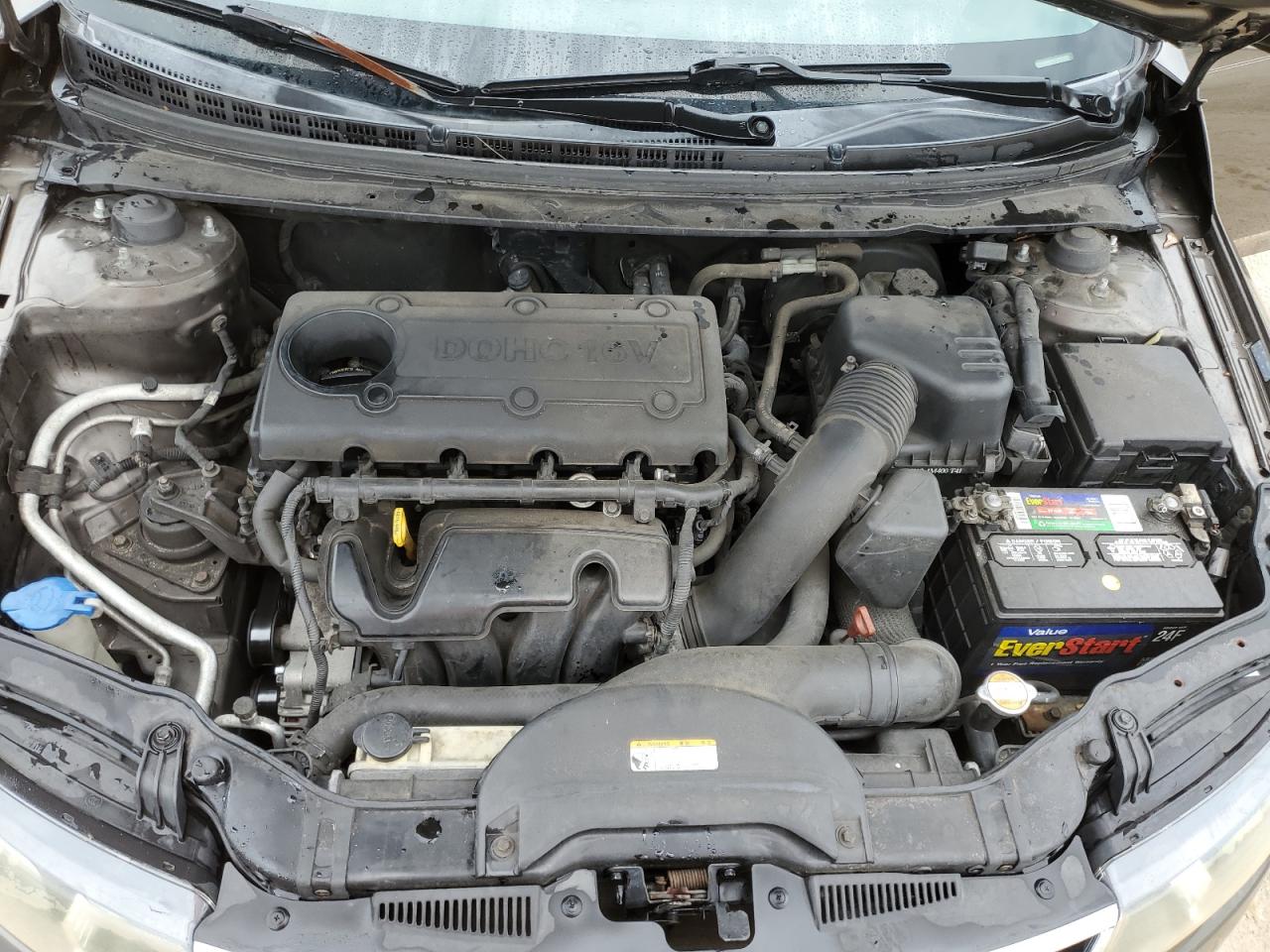 2010 KIA Forte VIN KNAFU4A25A5882533 Copart auction photo, rear end damage thumbnail 11