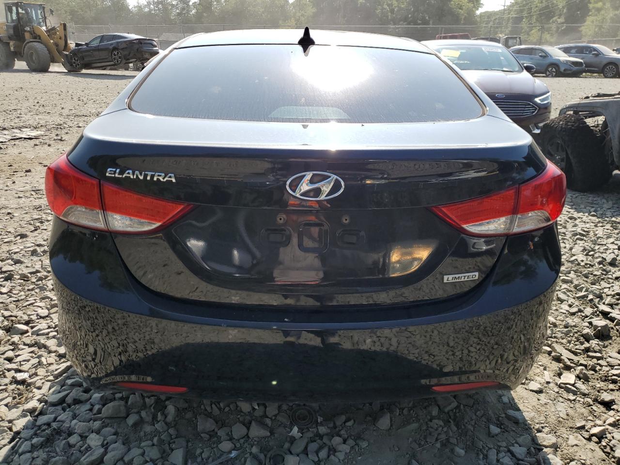 2013 Hyundai Elantra VIN 5NPDH4AEXDH248440 Copart auction photo, side damage thumbnail 6