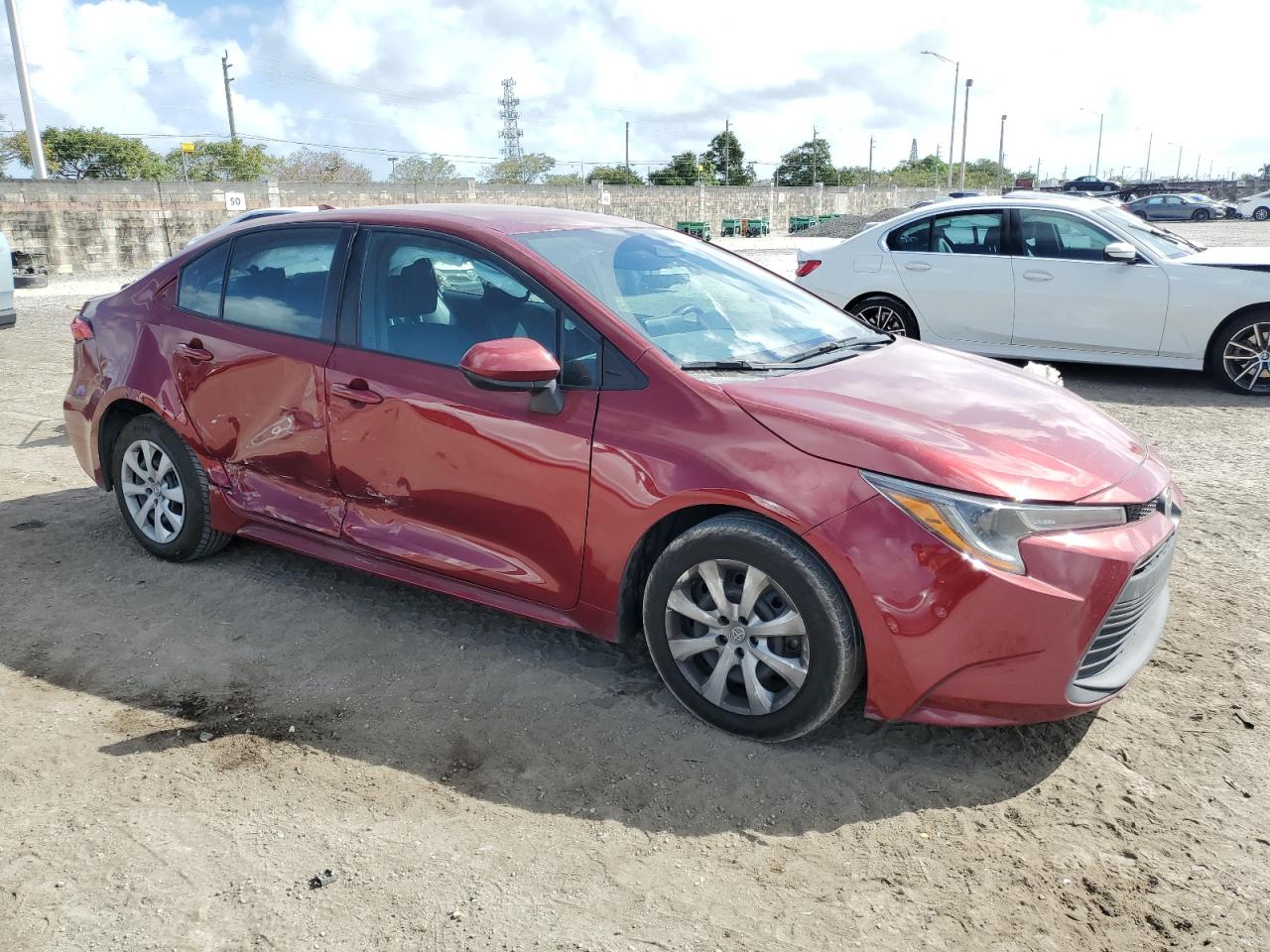 2024 Toyota Corolla VIN 5YFB4MDEXRP106095 Copart auction photo, side damage thumbnail 4