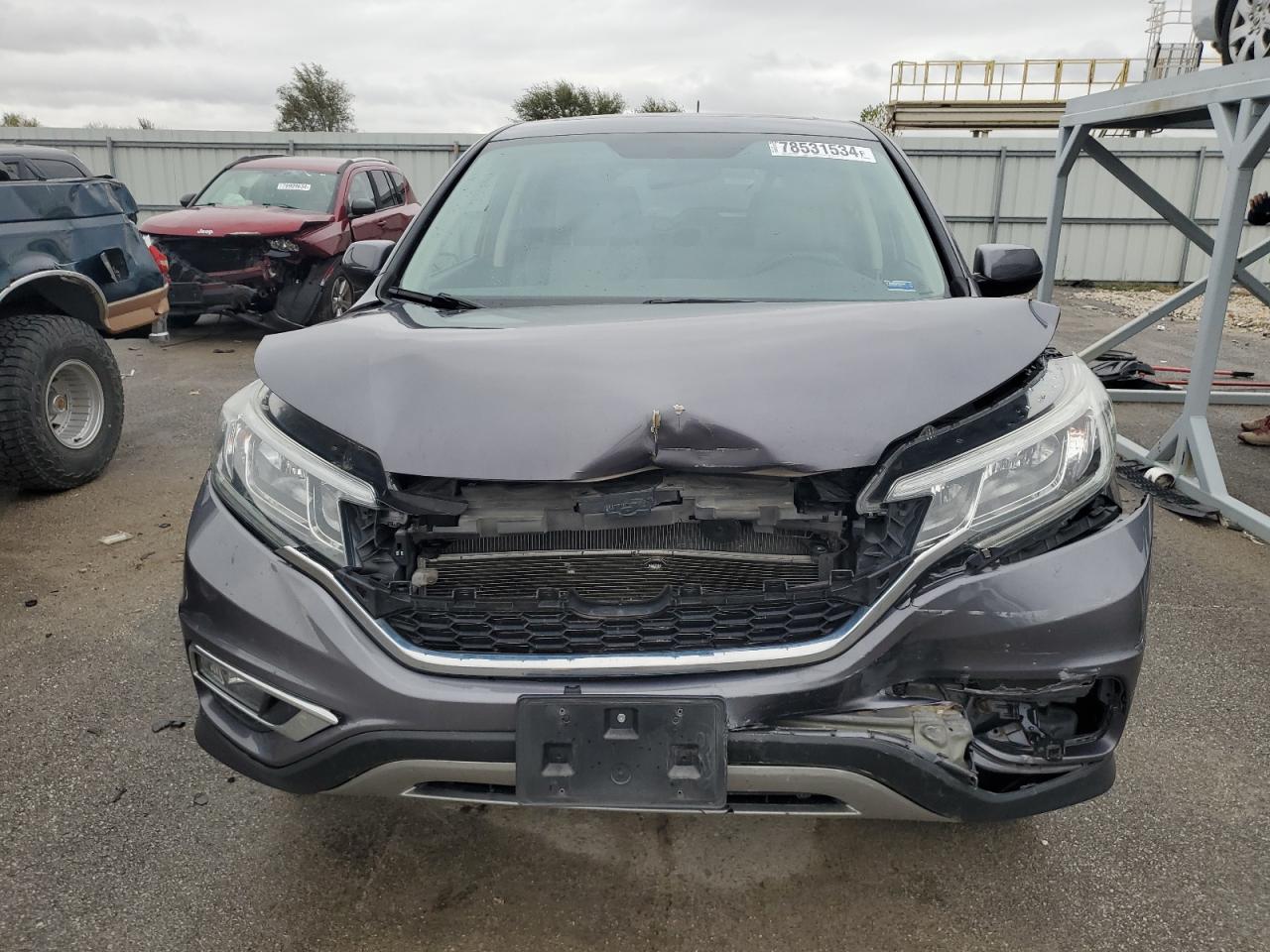 2016 Honda CR-V VIN 5J6RM4H55GL140101 Copart auction photo, front end damage thumbnail 5