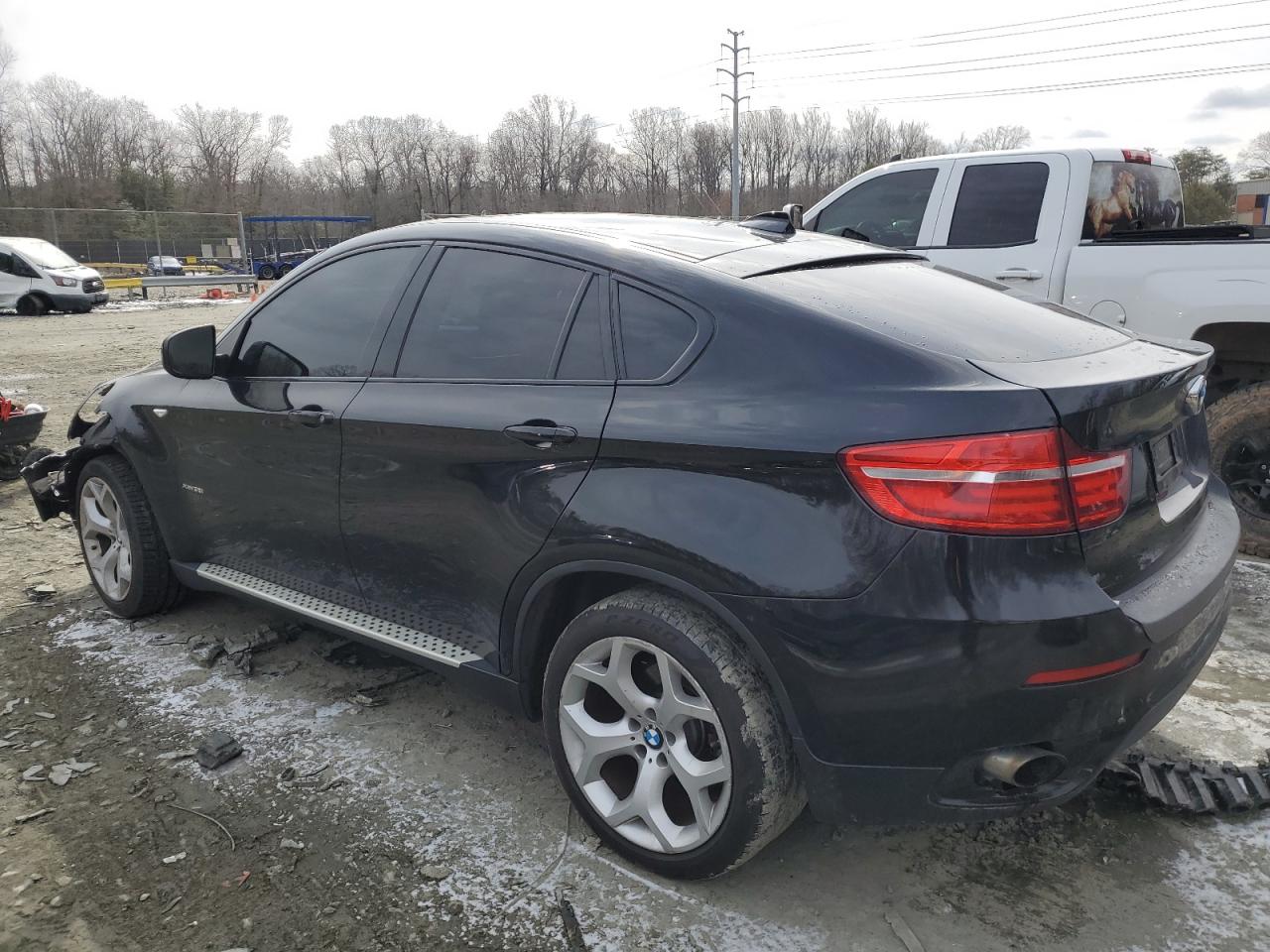 2014 BMW X6 VIN 5UXFG2C56E0H10554 Copart auction photo, front end damage thumbnail 2