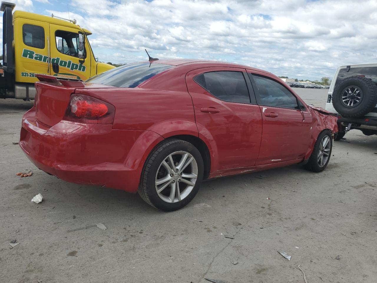 2014 Dodge Avenger VIN 1C3CDZAB7EN175012 Copart auction photo, biohazard/chemical / all over damage thumbnail 3