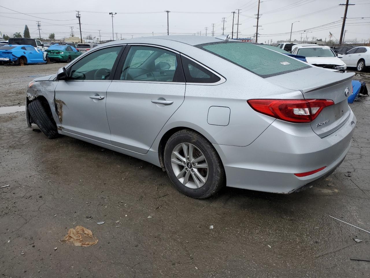 2017 Hyundai Sonata VIN 5NPE24AF2HH501576 Copart auction photo, front end / side damage thumbnail 2
