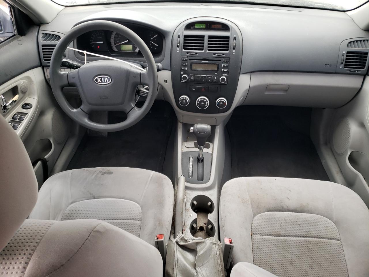2007 KIA Spectra VIN KNAFE121375453546 Copart auction photo, rear end damage thumbnail 8