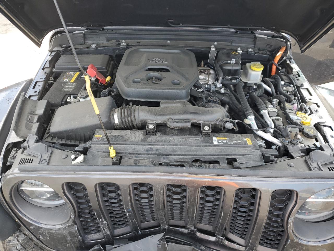 2021 Jeep Wrangler VIN 1C4JJXR60MW766072 Copart auction photo, front end damage thumbnail 14