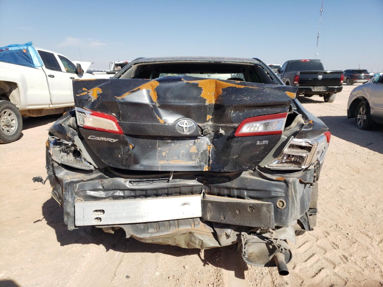 2012 Toyota Camry VIN 4T1BF1FK1CU043521 Copart auction photo, rear end / front end damage thumbnail 6