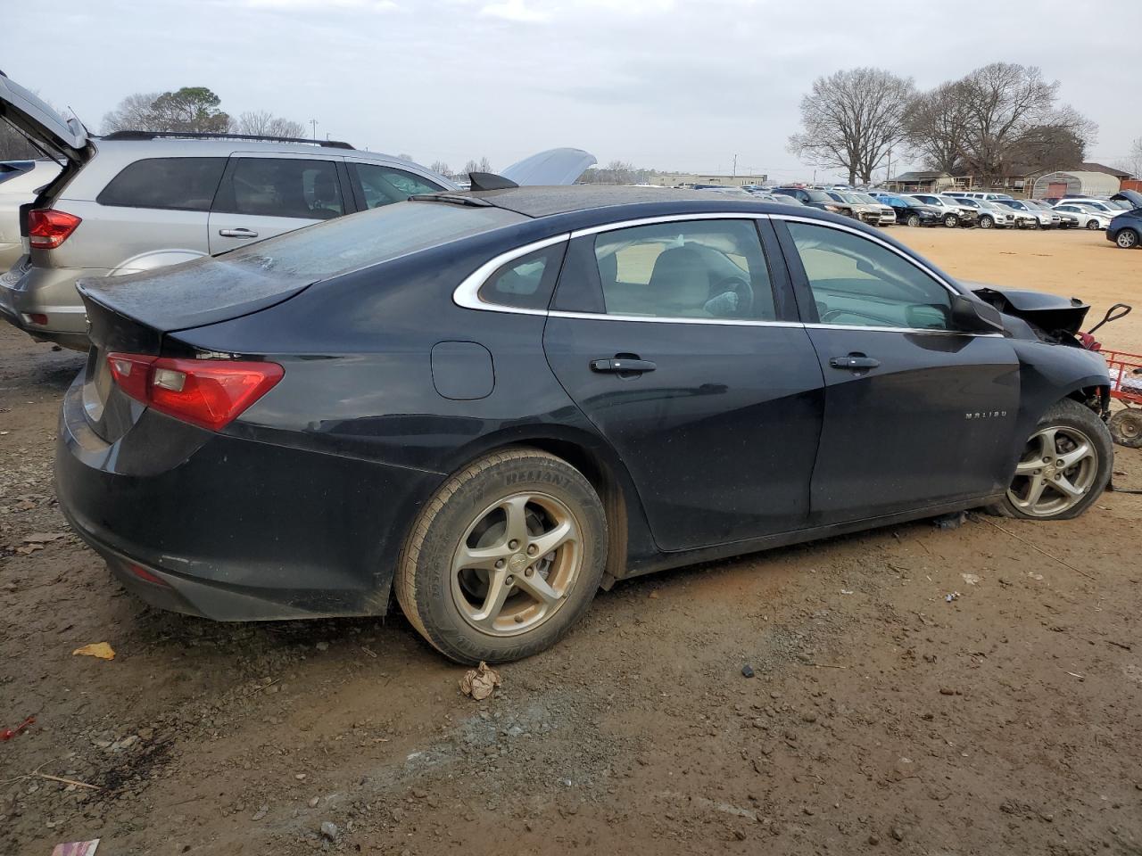 2018 Chevrolet Malibu VIN 1G1ZB5ST3JF259238 Copart auction photo, front end / side damage thumbnail 3