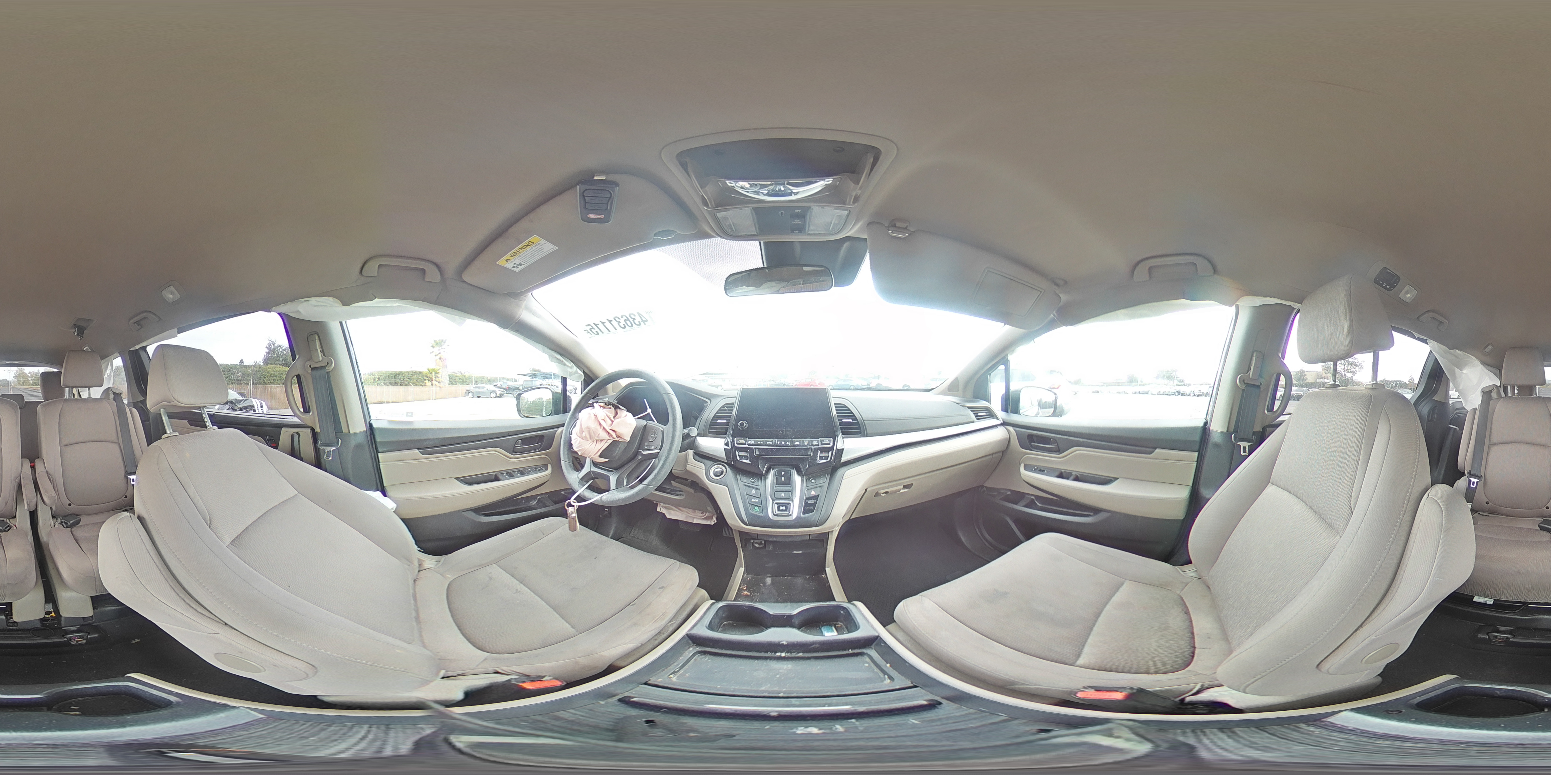 2020 Honda Odyssey VIN 5FNRL6H5XLB041453 Copart auction photo, mechanical / all over damage thumbnail 14